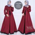 agata gamis syari baloteli murah baju hamil /dress pesta/remaja C1314 (LOUISA FANTA) 2