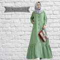 Baju Koko Baju Taqwa Al Muslim Bordir Lengan Pendek Busana Muslim Pria Oleh Oleh Haji dan Umroh (Gray XL Prem) 4
