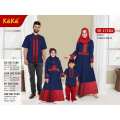 (size 6 - size 12) Koko Gamis Anak Busana Muslim KeKe Sarimbit Keluarga Couple SR4 MERAH/DONGKER/ABU (Koko Anak Size 7) 2