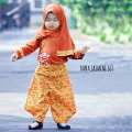 eLBi - Baju Muslim Anak Perempuan / Baju Muslim Balita Perempuan / Gamis Anak / Baju Muslim Anak / Baju Muslim Bayi Perempuan / Baju Pesta Anak Muslim / Hana Jasmine Series 3