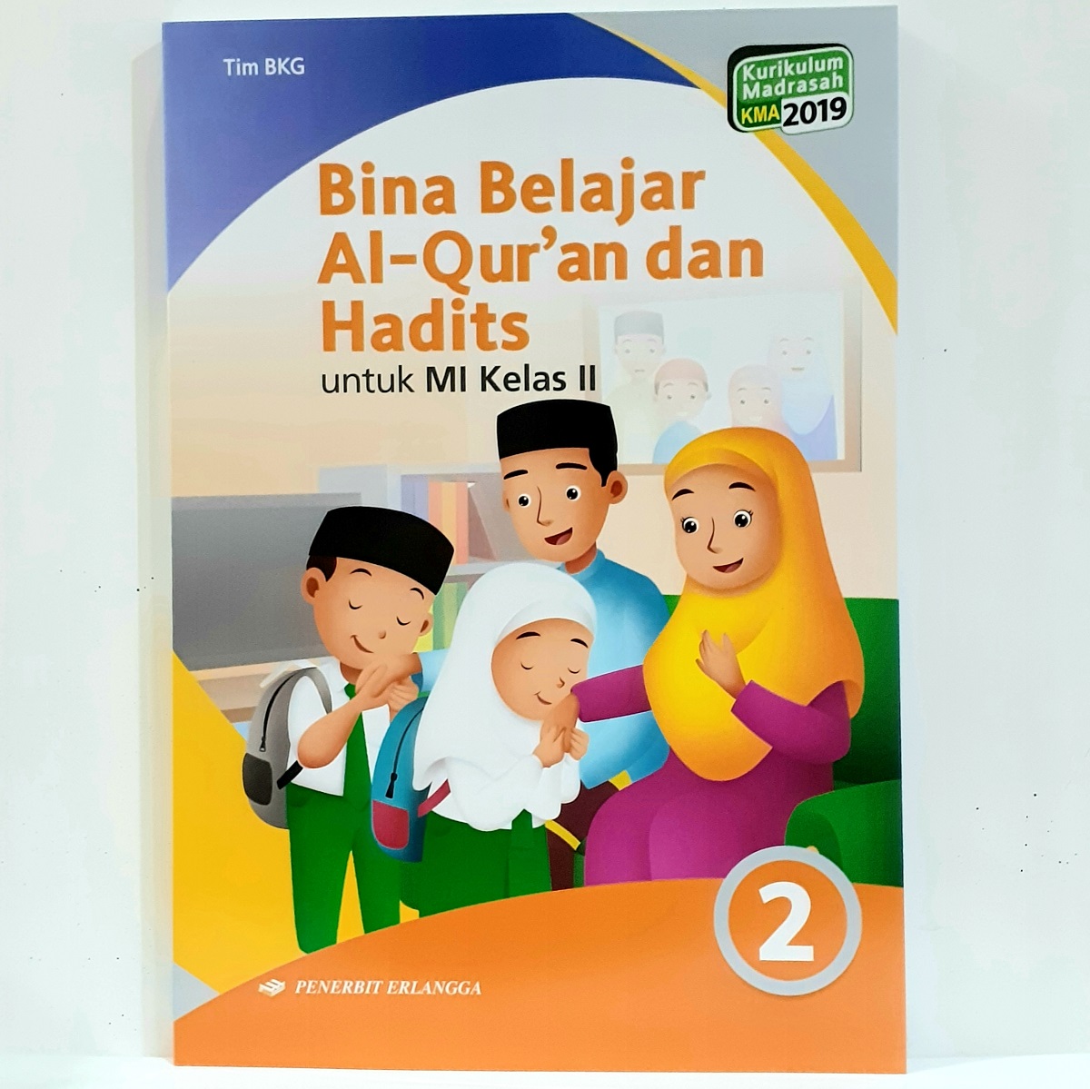 Buku Bina Belajar Al Quran Dan Hadits Kelas 2 MI KMA2019 Madrasah