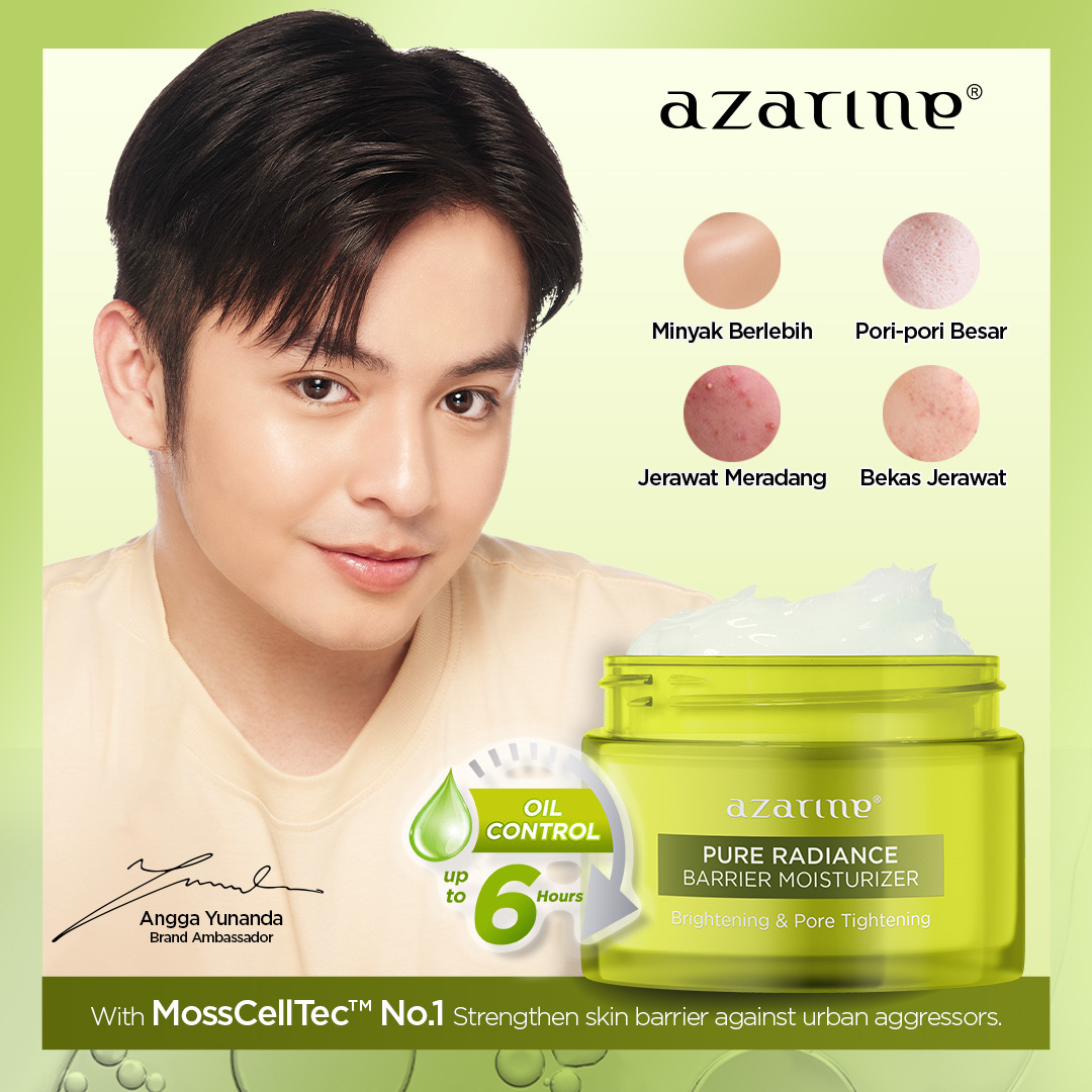 Azarine Barrier Moisturizer Series Pelembab Wajah Cream Gel Facial