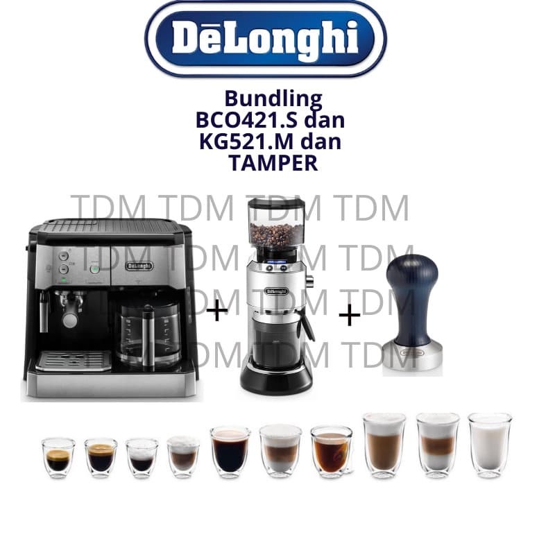 Bundling Mesin Kopi Delonghi Bco S Grinder Kg M Tamper