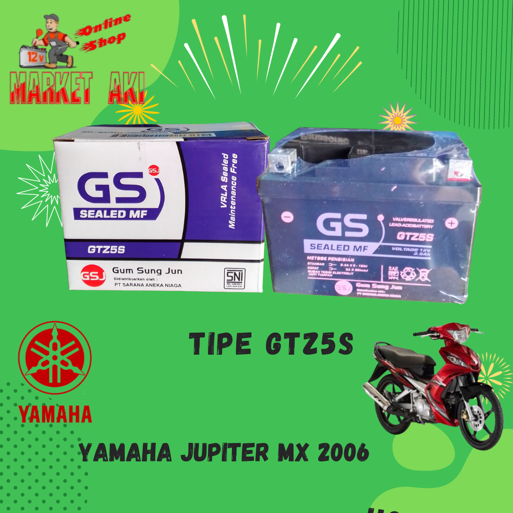 Aki Motor Yamah Jupiter Mx Lazada Indonesia