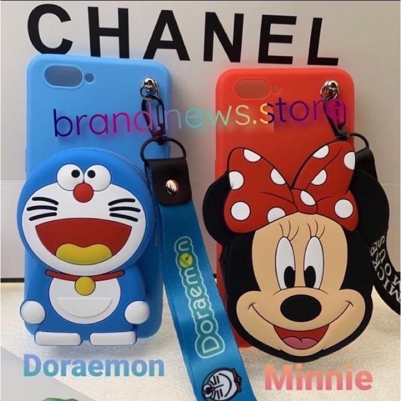 SOFT CASE KARAKTER DISNEY DOMPET KOIN GANTUNGAN TALI OPPO RENO 5 OPPO