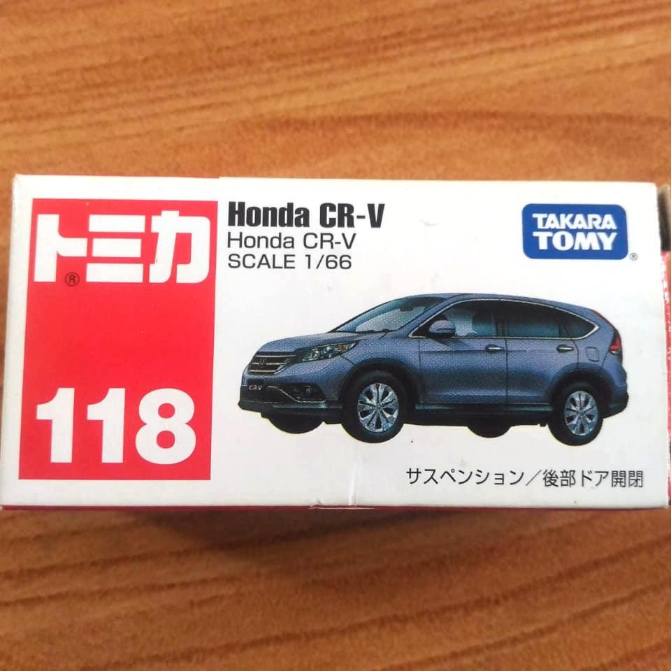Tomica Reguler No 118 Honda CR-V Diecast/Miniatur/Replika Mobil Cocok untuk dikoleksi atau hadiah Tomy Takara