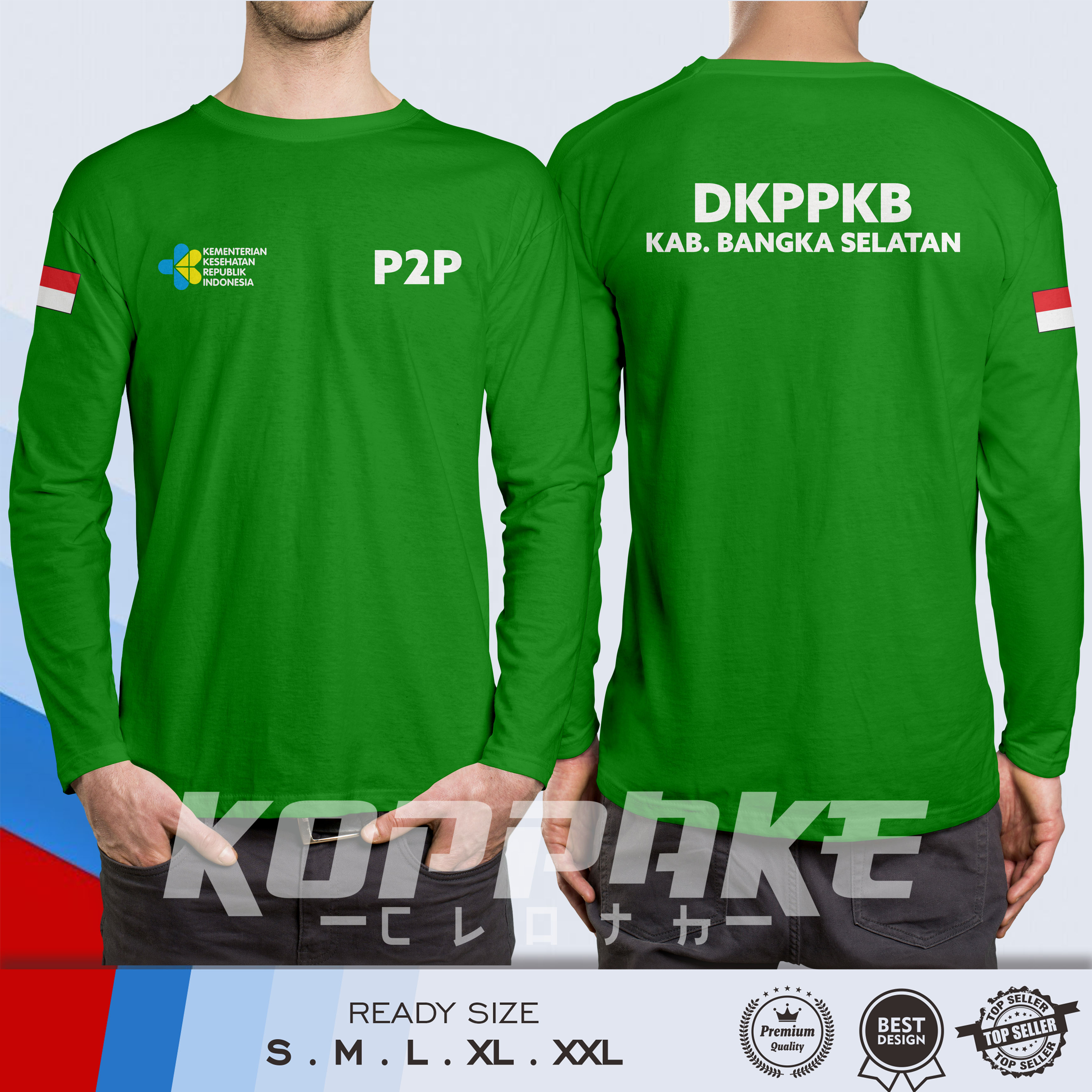 Kaos Puskesmas Dinas Kesehatan P2P Request Nama Instansi V2 Lengan