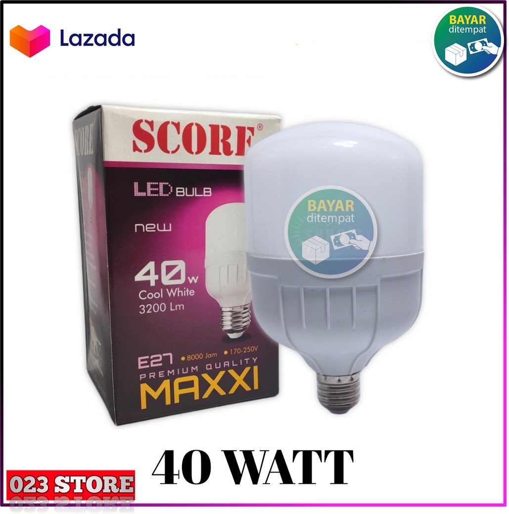 Lampu Score Maxxi Watt Bohlam Led Score Watt Lazada Indonesia