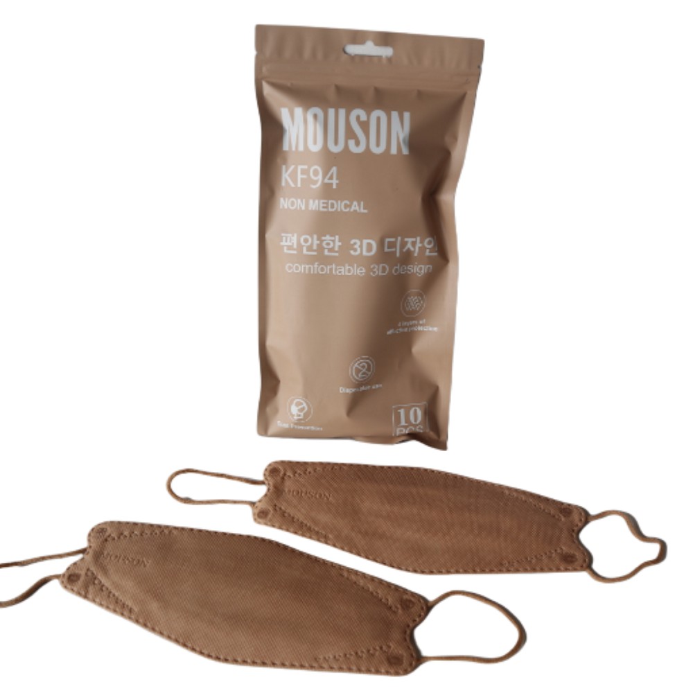 Masker Kf Isi Pcs Warna Coklat Muda Nude D Merk Mouson Korea Ply