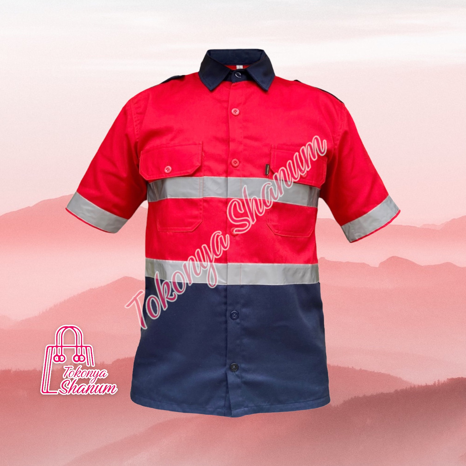 Wearpack Safety Werpack Atasan Kemeja Pendek Baju Kerja Murah Seragam