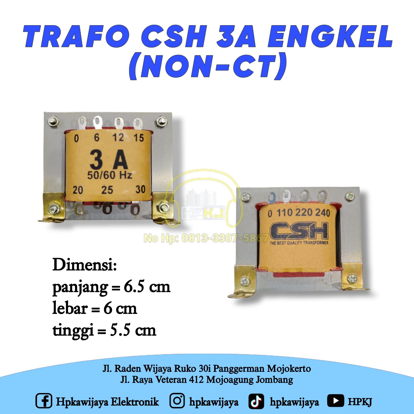 Travo A V Csh Trafo Amper Volt Engkel Csh Non Ct Lazada