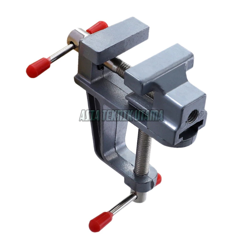 Catok Meja Mini Ragum Besi Clamp Meja Table Vise Bench Ragum Kecil