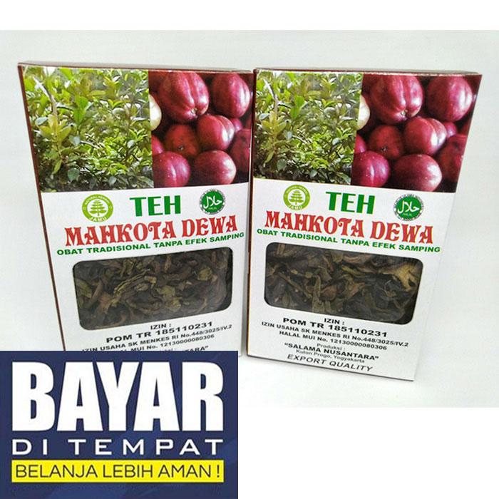 Teh Mahkota Dewa Ekstrak Sirih Merah Untuk Kanker Diabetes Kencing manis Teh Mahkota Dewa SALAMA NUSANTARA Obat Darah tinggi Reumatik Asam Urat Obat Herbal Sesak nafas Amandel Ambeien Teh Herbal Mahkota Dewa Haid Tidak Lancar Keputihan