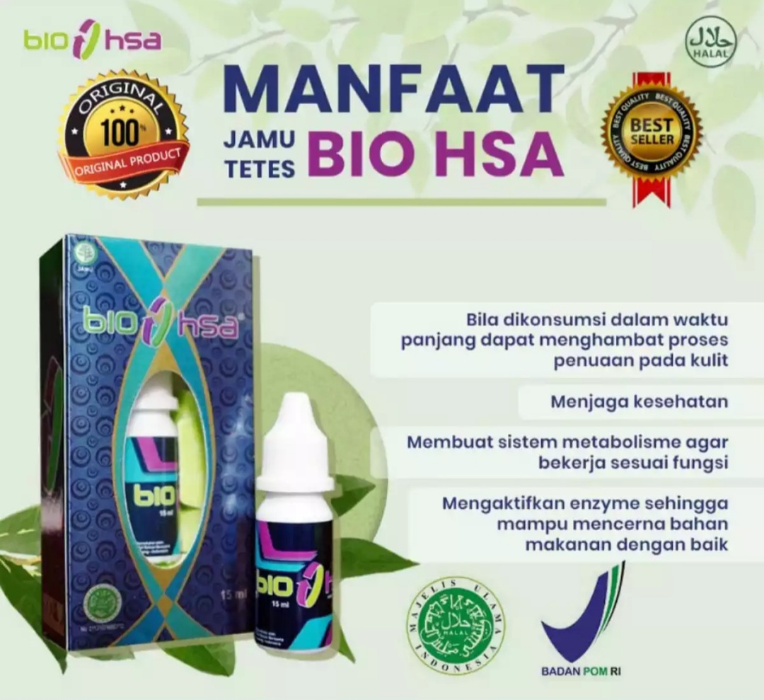 Bio Hsa Isi 15 Ml Obat Bio Hsa Jamu Bio Hsa Jamu Tetes Bio Hsa