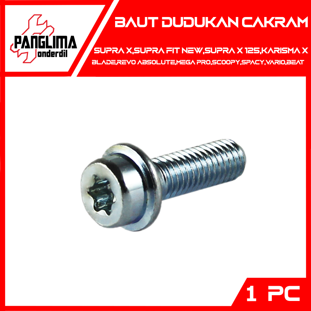 Baut Dudukan Cakram All Honda Beat Vario Scoopy Supra X 125 Fit