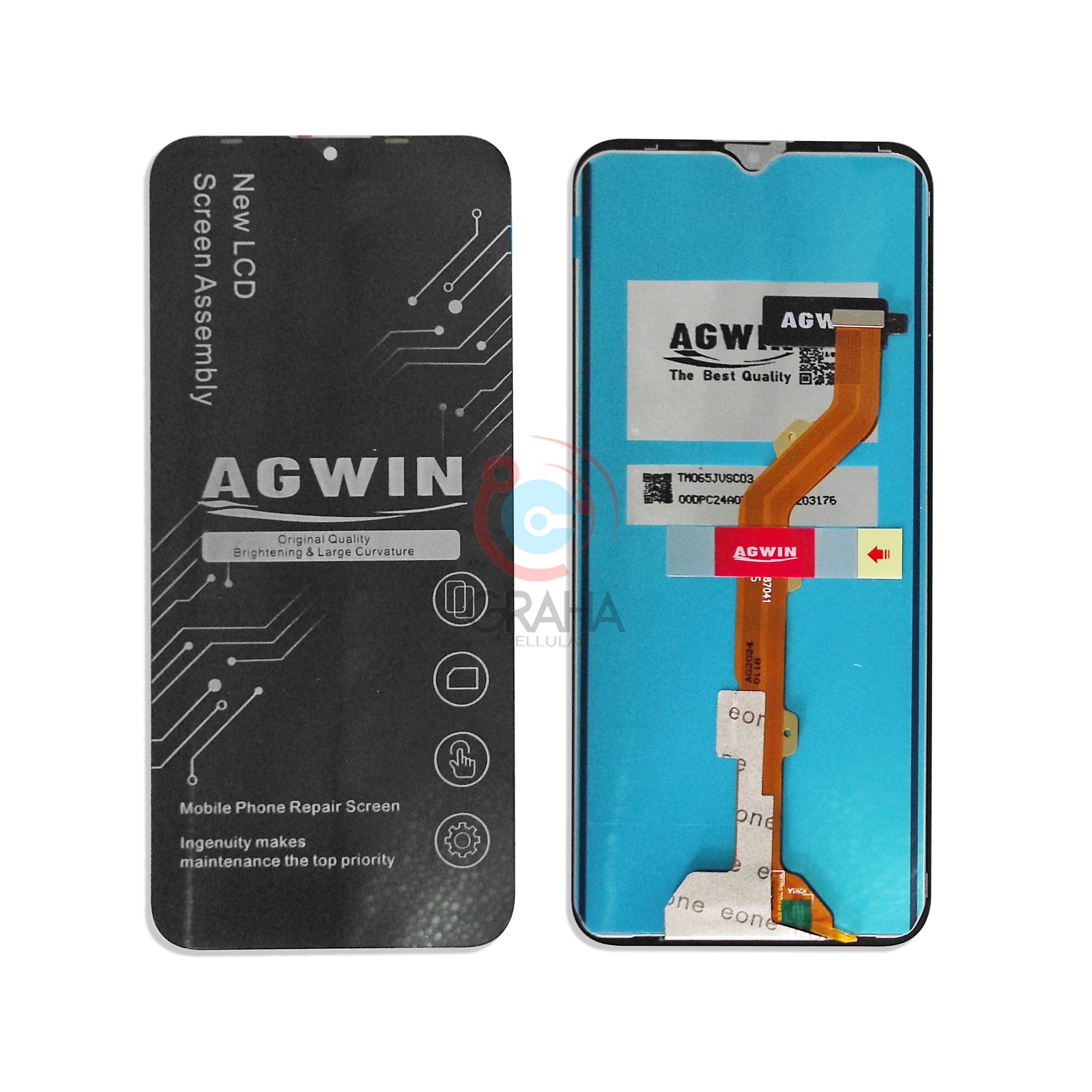 LCD INFINIX SMART 4 SMART 4C X653 X653C AGWIN FULLSET