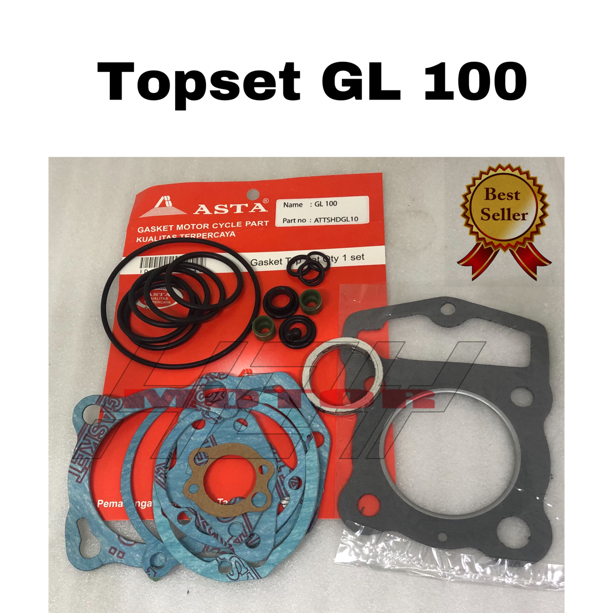 Packing Paking Gasket Perpack Perpak Perphak Topset Top Set Honda GL