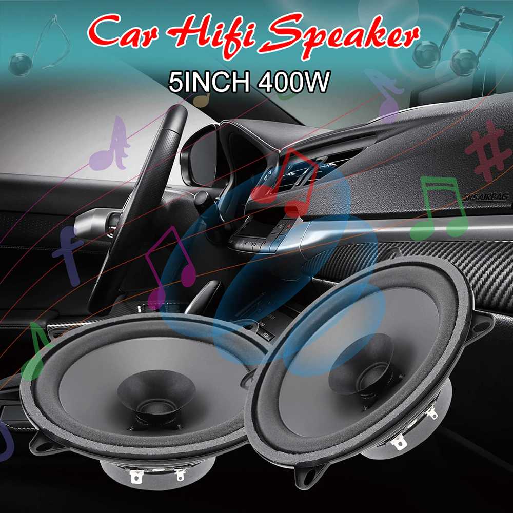 PCINENER Speaker Subwoofer Mobil HiFi 5 Inch 400W 1 PCS TS 501