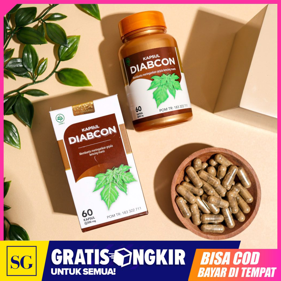 Obat Diabetes Tipe Kapsul Diabcon Asli Lazada Indonesia