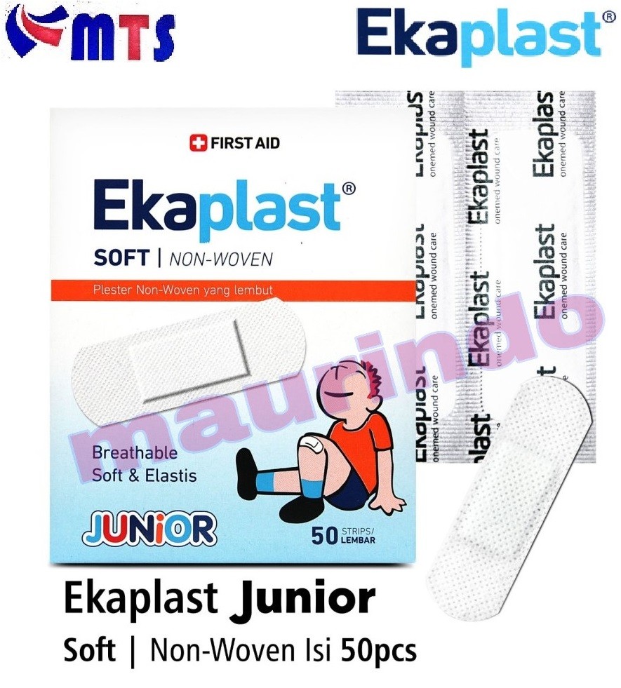 Cod Onemed Plester Luka Non Woven Ekaplast Soft Junior Box Isi