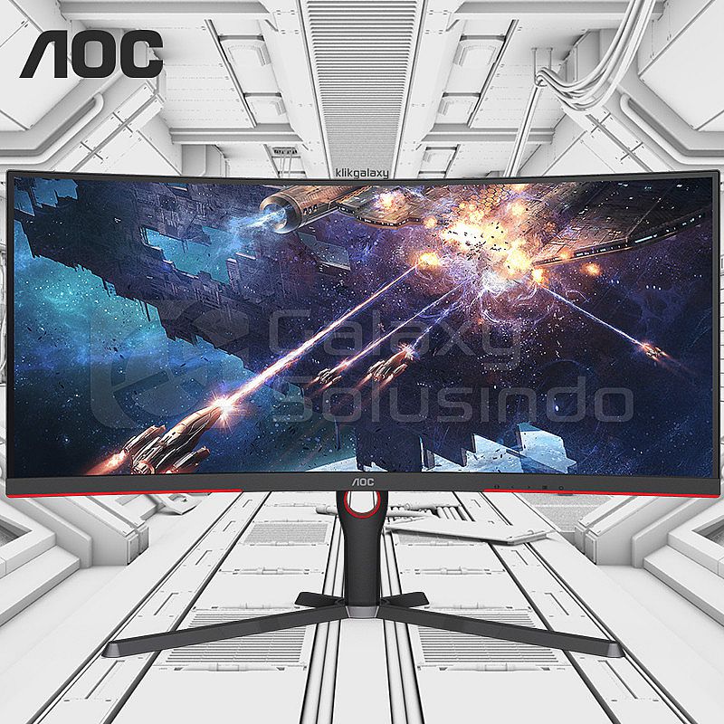 Aoc Cu G S Va Ms Hz Wqhd Curved Gaming Monitor Lazada Indonesia