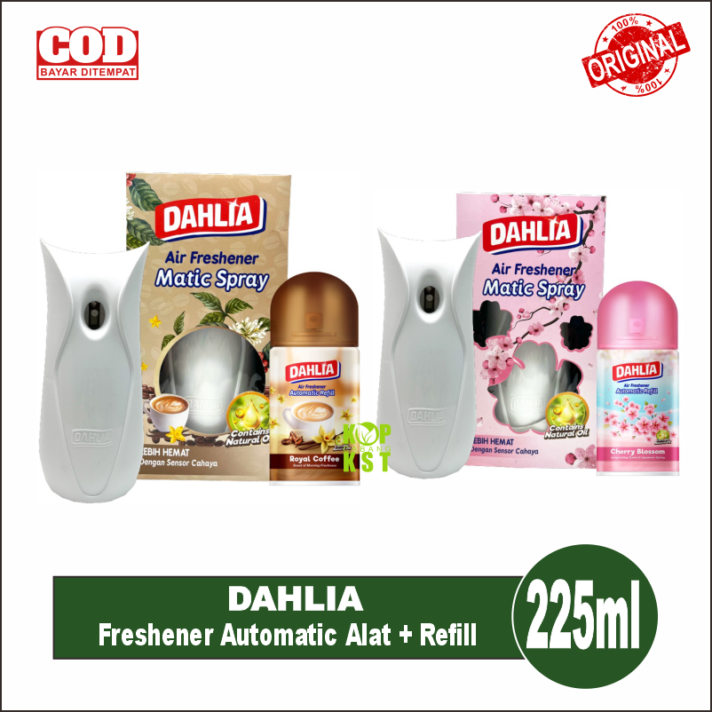 Dahlia Air Freshener Matic Spray Alat Refill Ml Lazada Indonesia