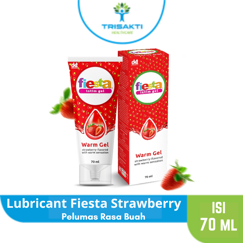 Fiesta Lubricant Strawberry 70ML Cairan Pelicin Pelumas Gel Lazada