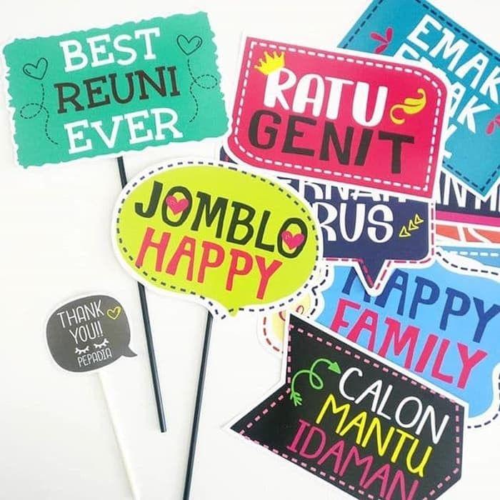 Photo Props Aksesoris Photobooth Properti Foto Isi 16pcs Dekorasi