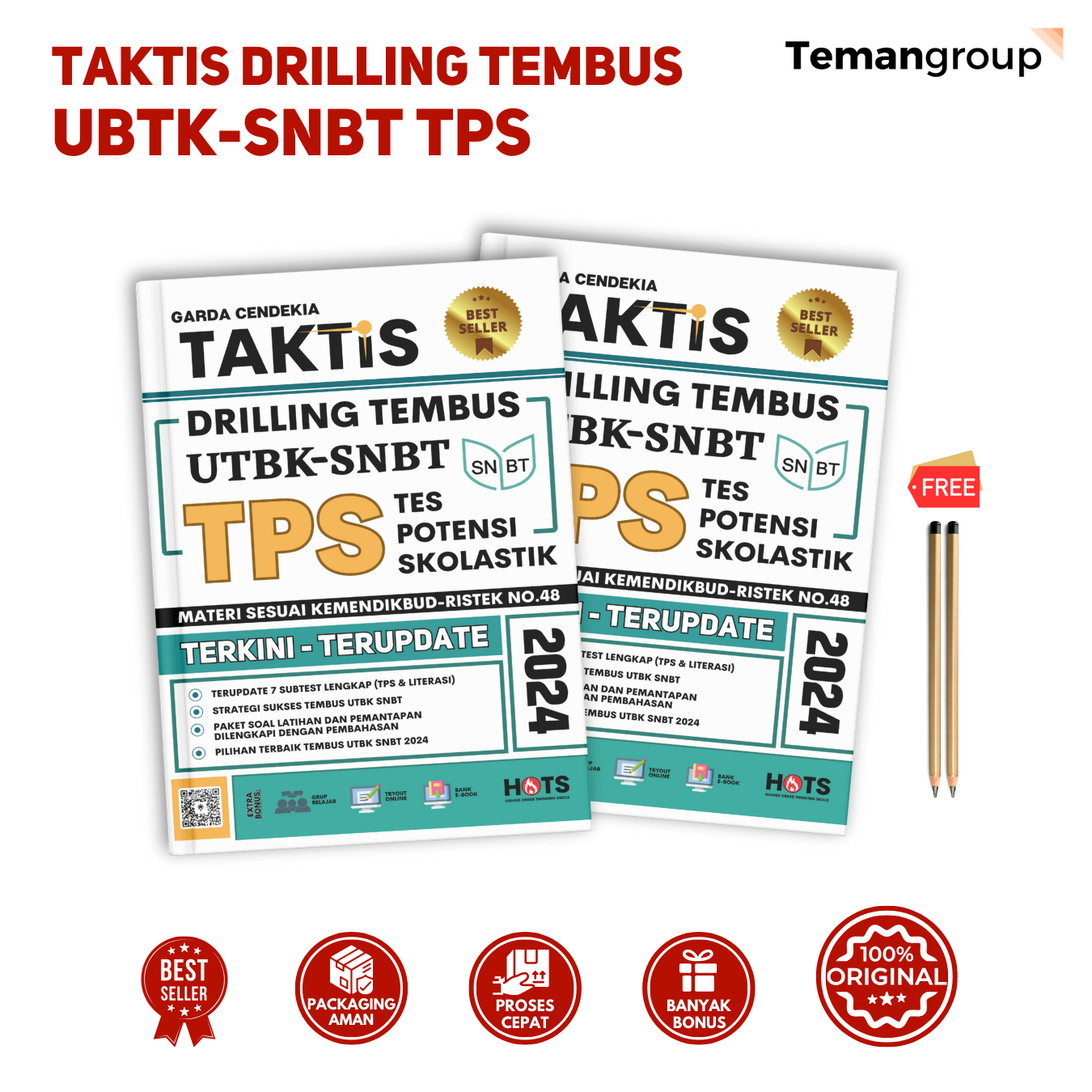 Siap Kirim Buku Taktis Drilling Tembus Utbk Snbt Tps Buku