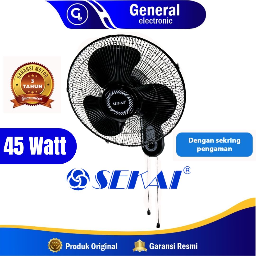 Kipas Angin Dinding Sekai Wall Fan Tornado 16 Inch WFN 1627