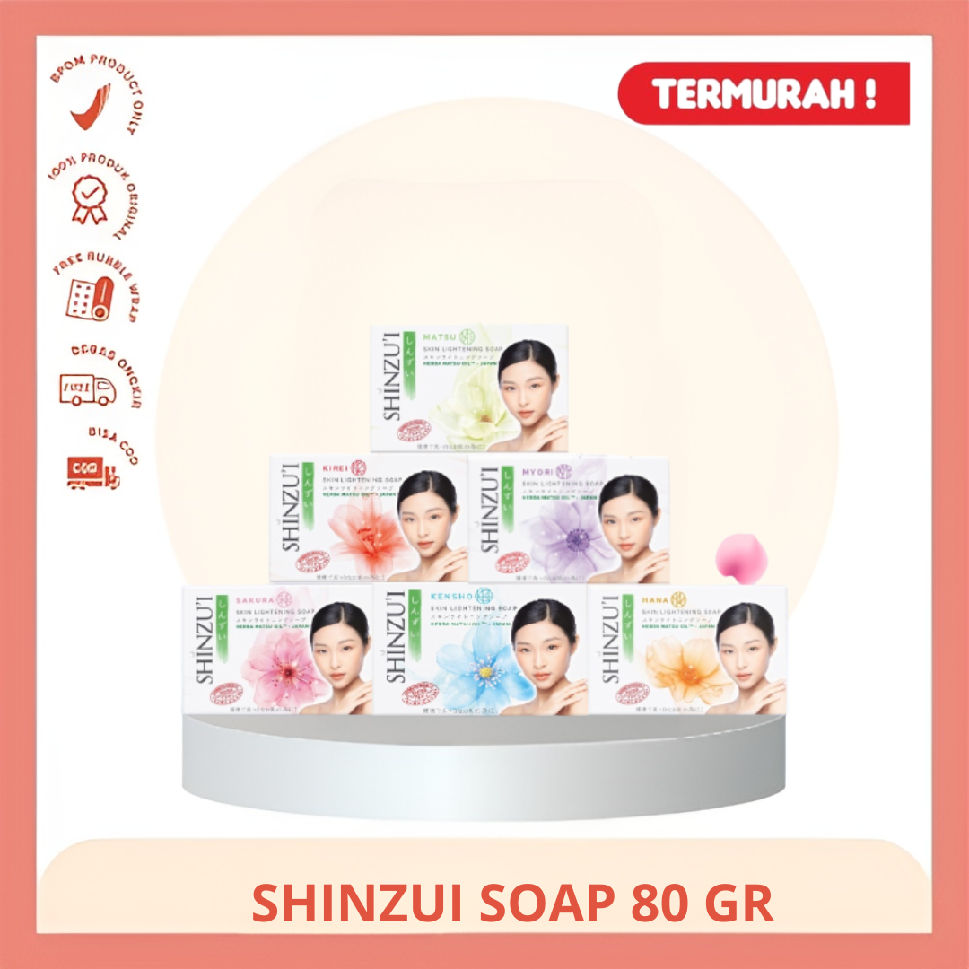 Shinzui Skin Lightening Sabun Batang 80 Gr Sabun Shinzui Batang