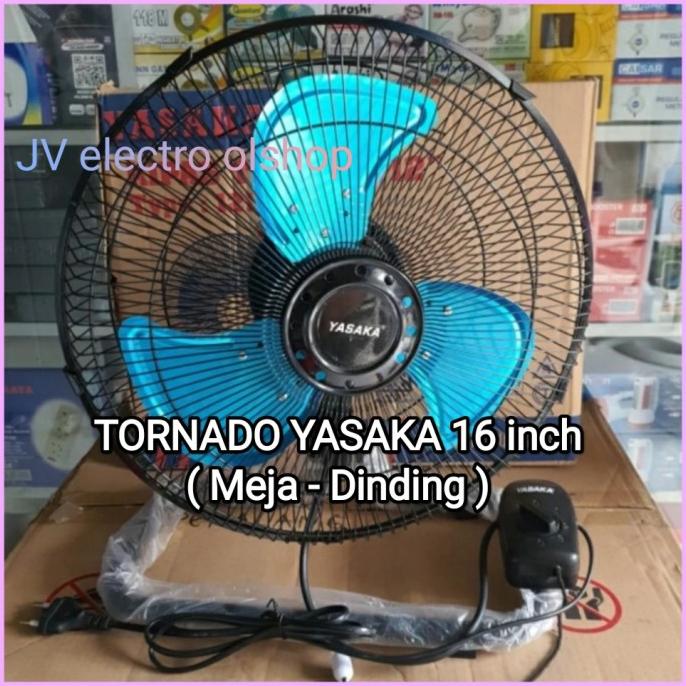 DISKON50 KIPAS ANGIN TORNADO 16INCH KIPAS ANGIN MEJA DAN DINDING