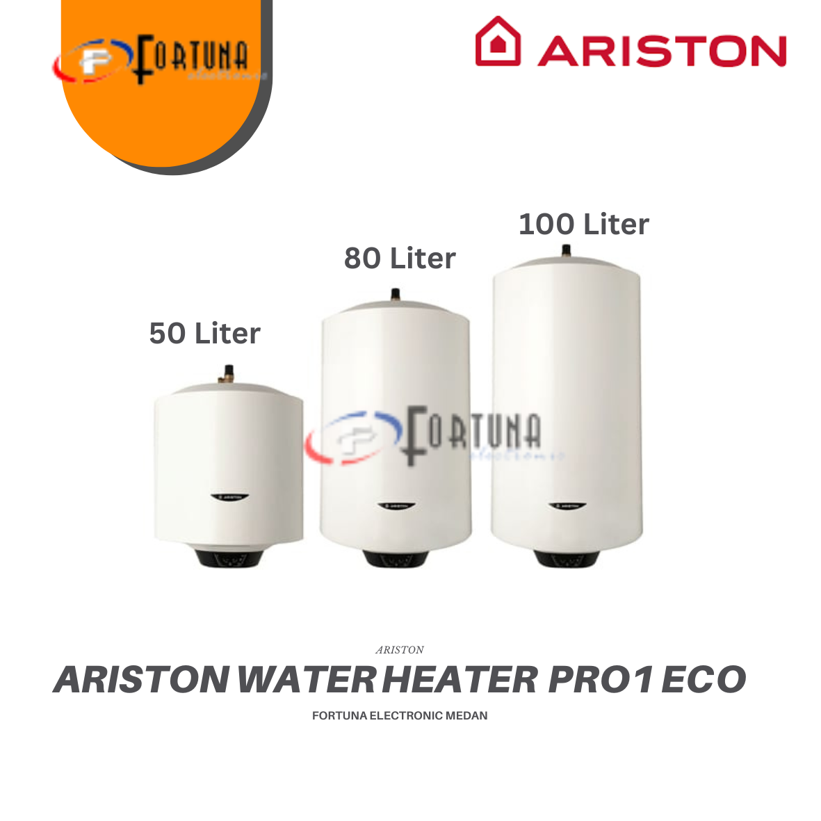 Pemanas Air LISTRIK Water Heater ARISTON PRO1 ECO 50L 80 100 LITER