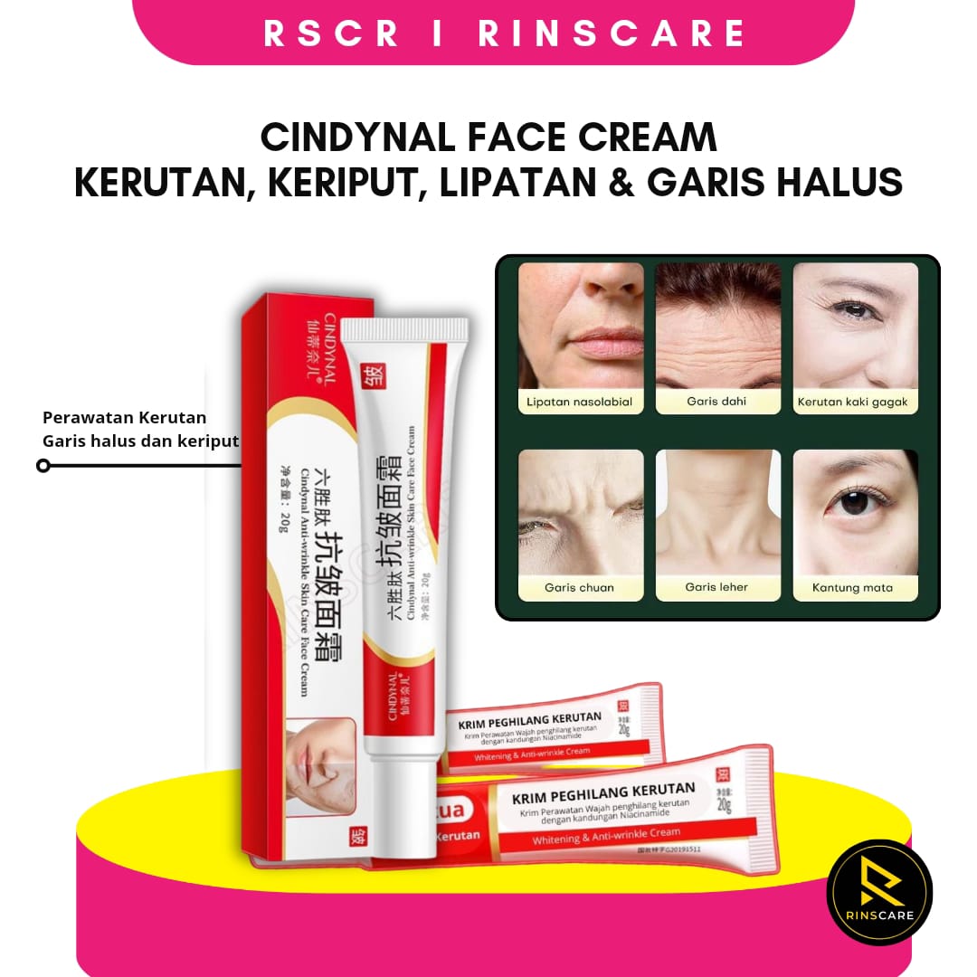 KRIM ANTI BINTIK CINDYNAL Niacinamide Krim Perawatan Wajah Anti