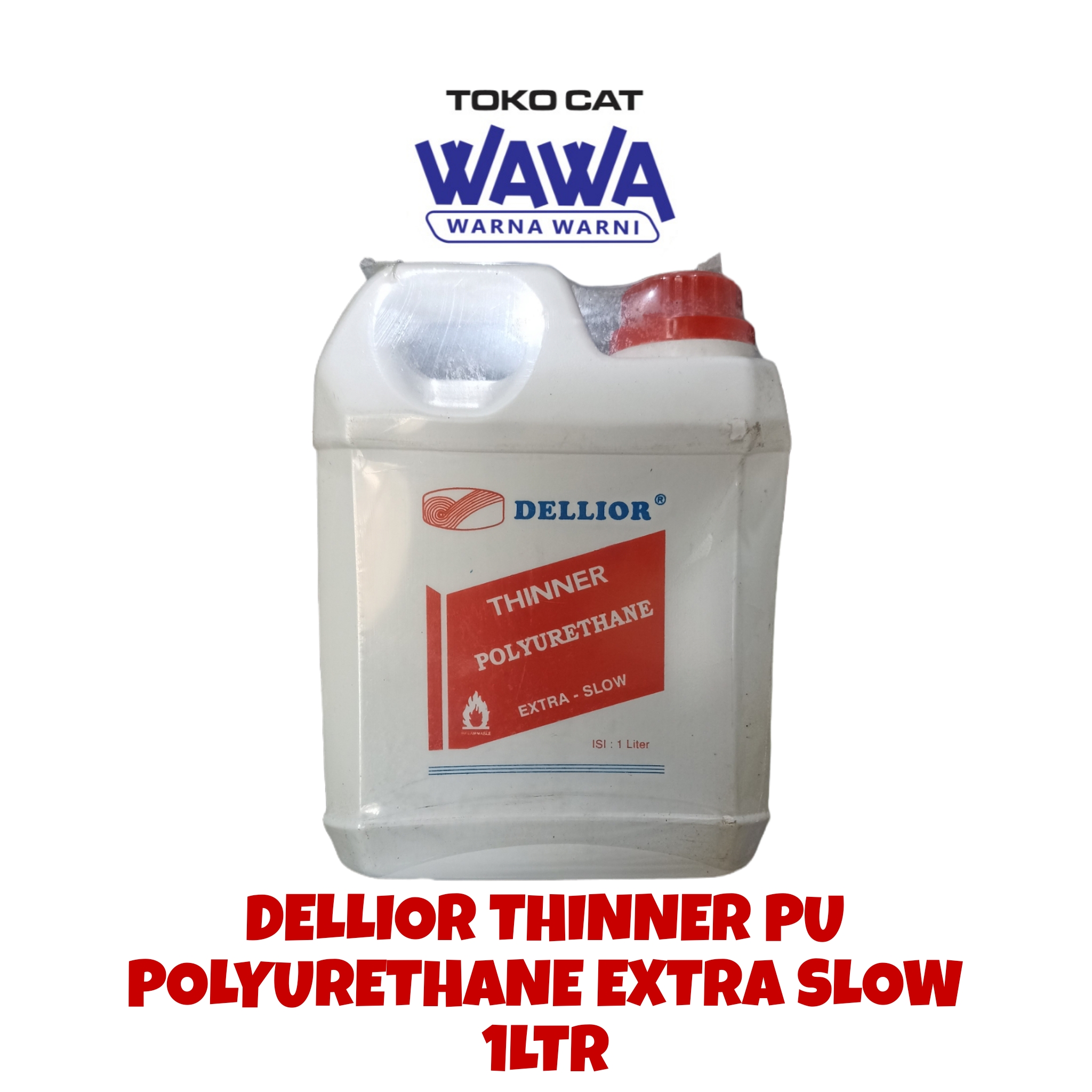 Thinner Tiner PU Delleior Extra Slow Pengencer Clear Coat 1liter