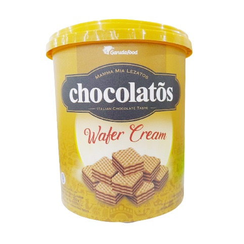 CHOCOLATOS Wafer Cream Kemasan Kaleng 300gr WAFER KALENG Lazada Indonesia