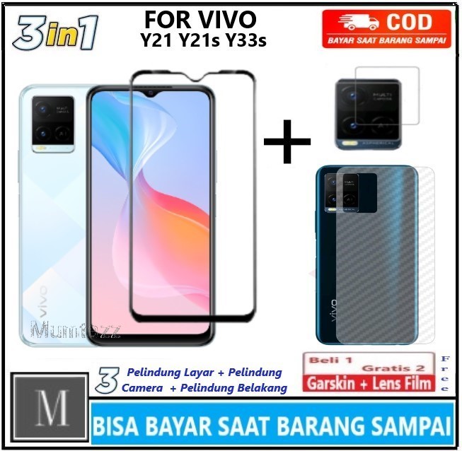 Promo Paket In Tempered Glass Anti Blue Light Vivo Y Y A Y E Y G