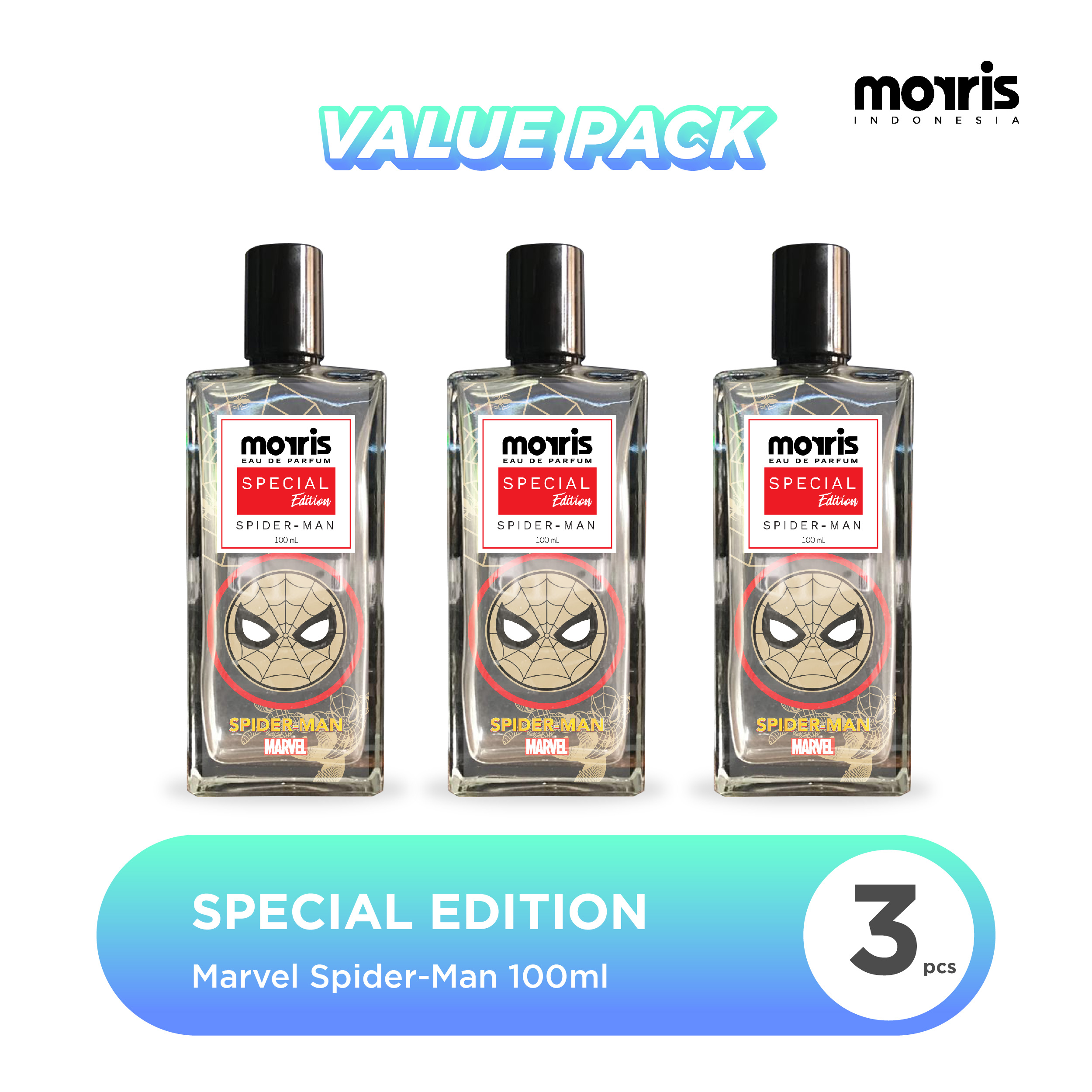 Morris Eau De Parfum Marvel Edition 100ml X 3 Pcs Lazada Indonesia