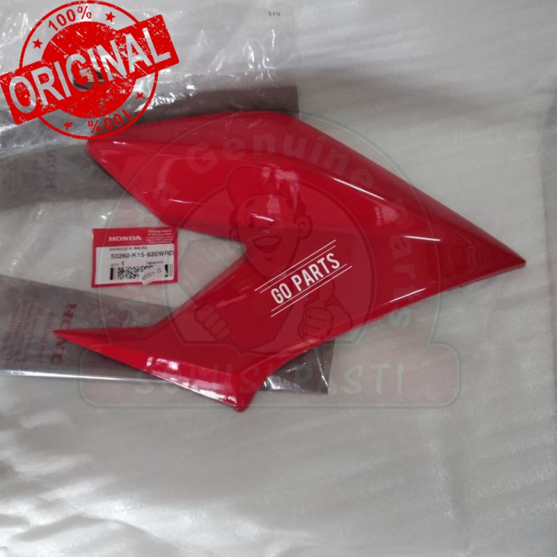 Cover Sayap Tangki Kanan Merah Mengkilap ORI Honda CB150 CB 150 R Led