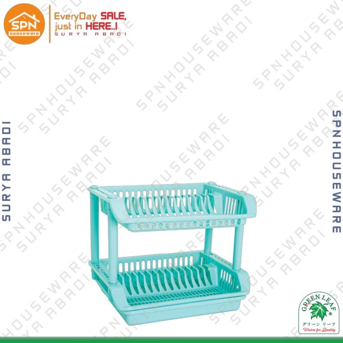 Rak Piring Tray Emerald R Green Leaf Lazada Indonesia