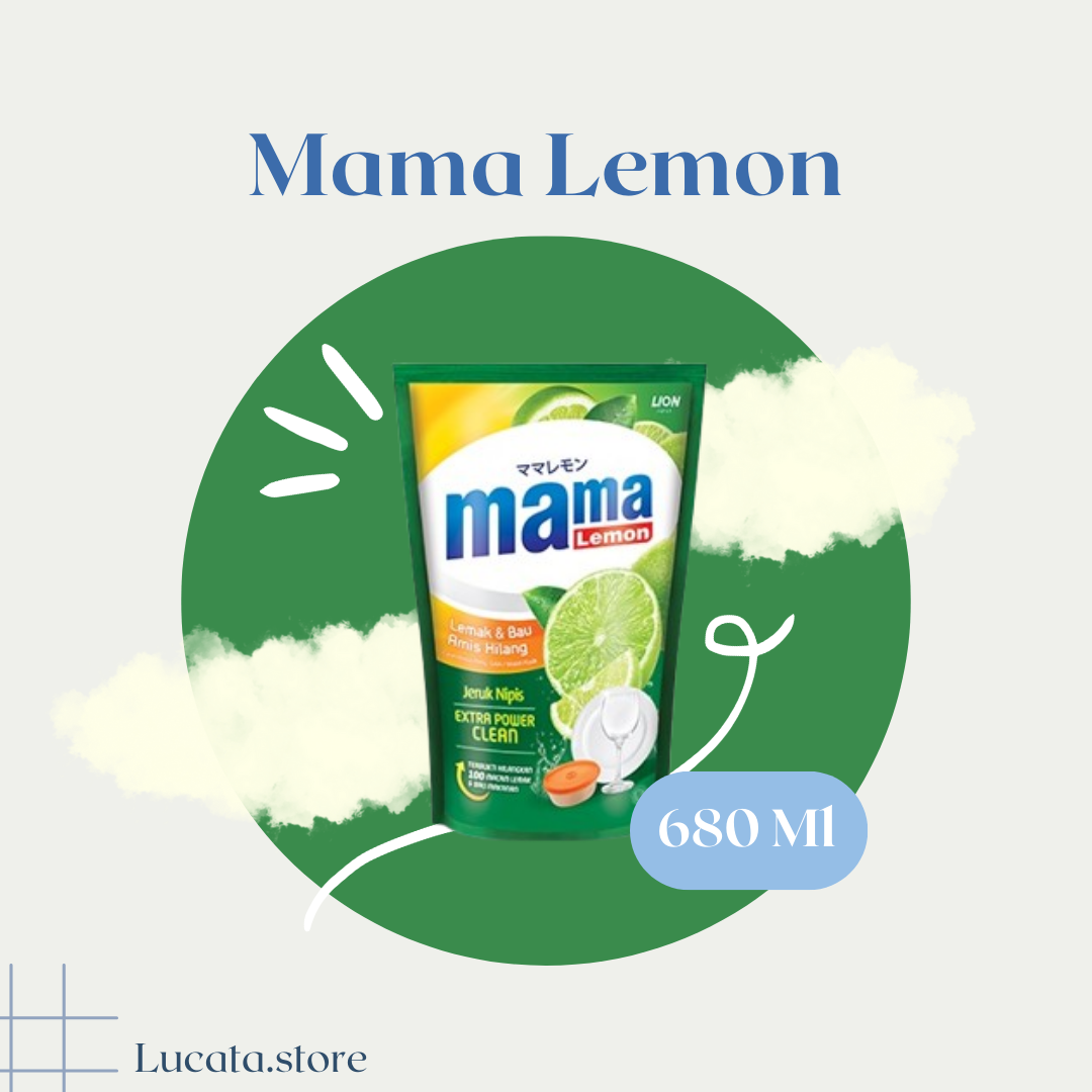 Mama Lemon Sabun Cuci Piring Pouch 680 Ml Lazada Indonesia