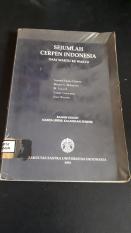 Sejumlah Cerpen Indonesia - Fakultas Sastra UI (LANGKA)