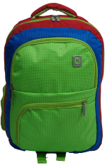 Navy Club Tas Ransel Laptop Kasual 3273 Tas Pria Tas Wanita - Tas Laptop Backpack Up to 15 inch Bonus Bag Cover - Merah