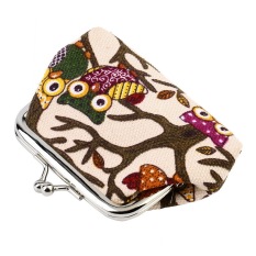 Dompet Koin/uang Berbagai Warna Motif Burung Hantu