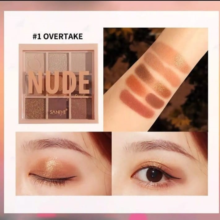 Saniye Original Color Eyeshadow Palette Nude Shining Long Lasting Eye