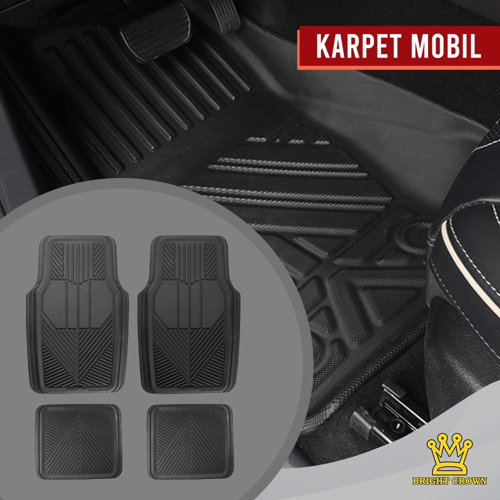 Bright Crown Karpet Mobil Premium Mie Bihun Universal Umum 2 Baris