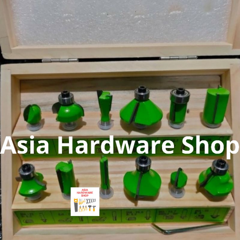 Mata Profil Kayu Set Pcs Ryu Mata Router Trimmer Bit Set Pcs