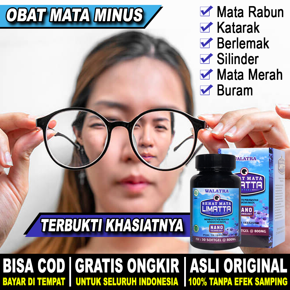 Obat Mata Merah Gatal Berlemak Buram Katarak Minus Rabun Jauh Dekat