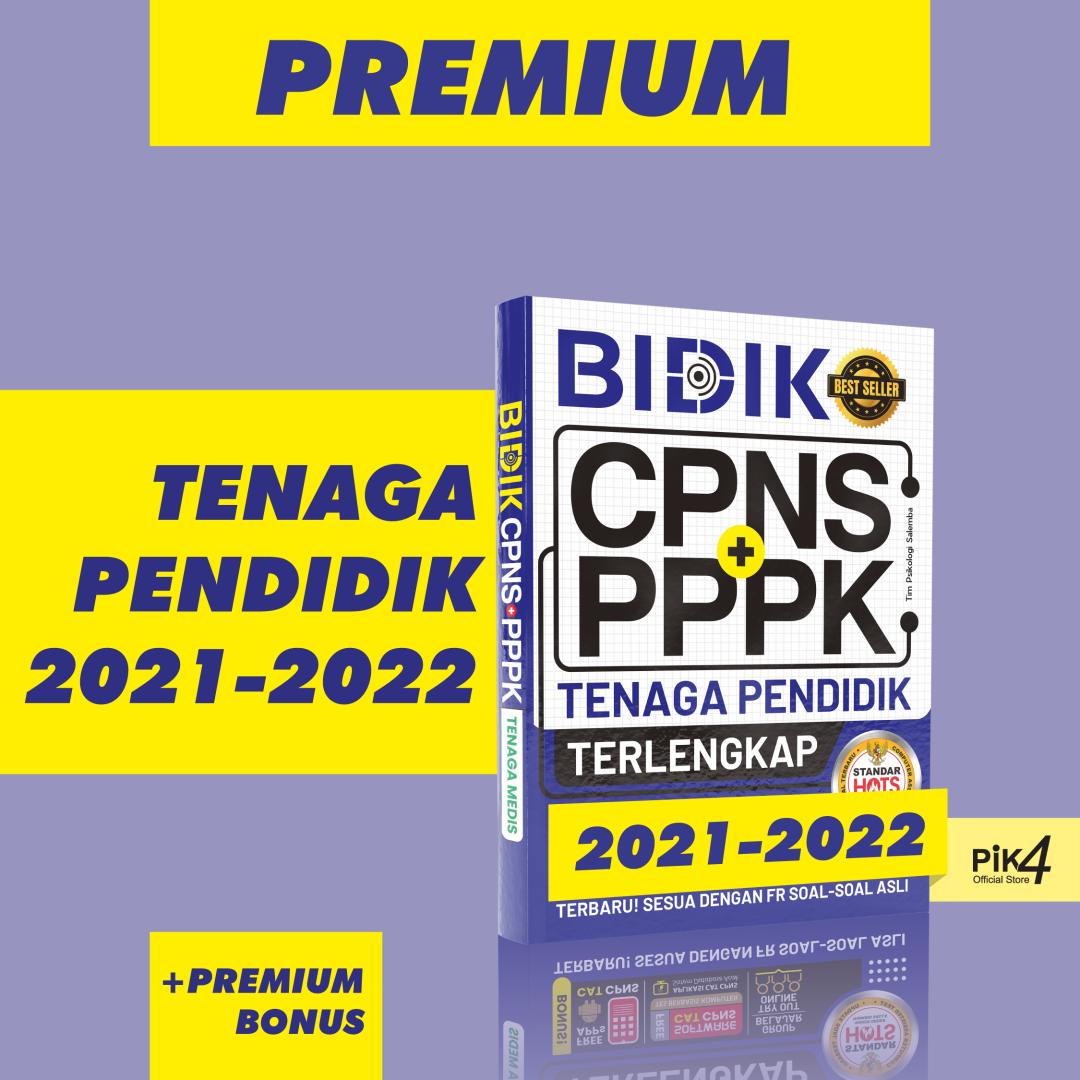 Premium Buku Bidik CPNS PPPK Tenaga Pendidik Terlengkap 2021 2022