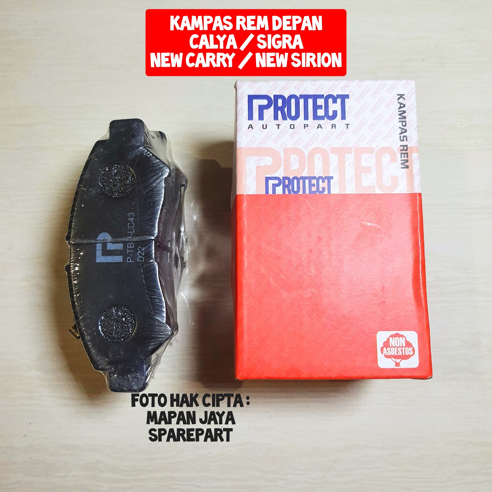 BRAKE PAD KAMPAS REM DEPAN CALYA SIGRA NEW CARRY NEW SIRION